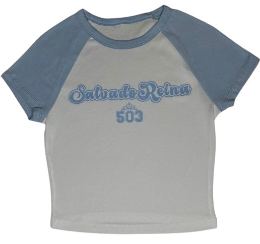 SalvadoReina Baby Tee (Baby Blue)